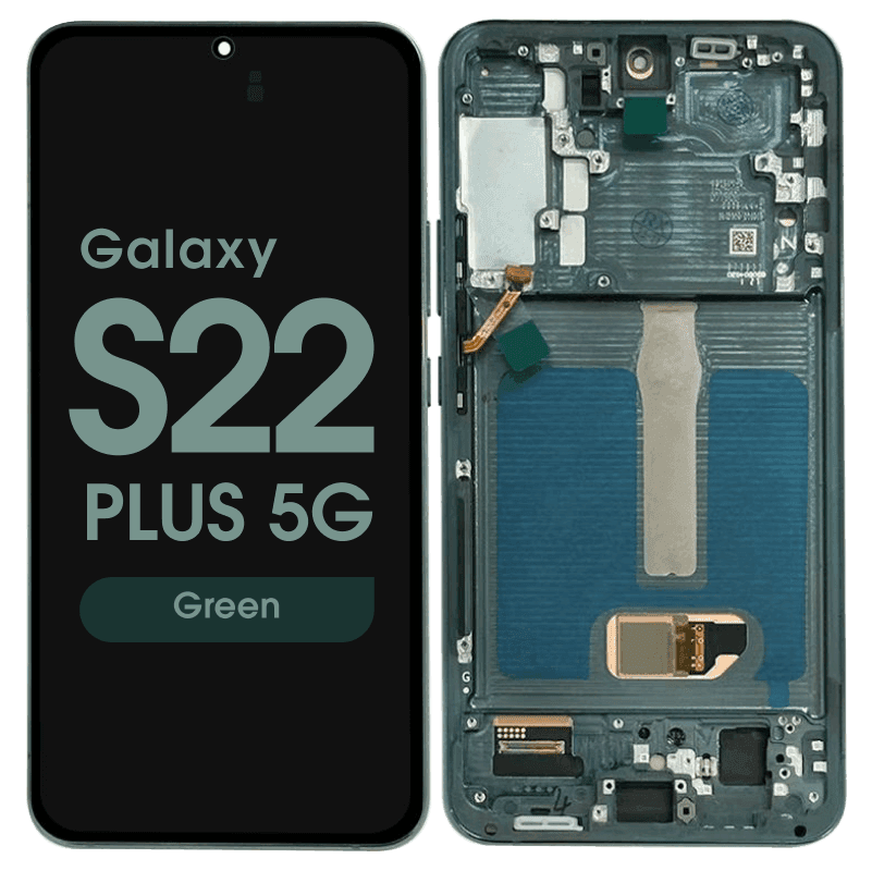Aftermarket - Soft OLED Screen and Digitizer Assembly w/ Frame for Samsung Galaxy S22 Plus 5G (S906) (Green)