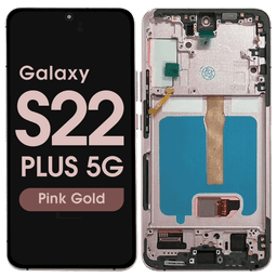 Aftermarket - Soft OLED Screen and Digitizer Assembly w/ Frame for Samsung Galaxy S22 Plus 5G (S906) (Pink Gold)