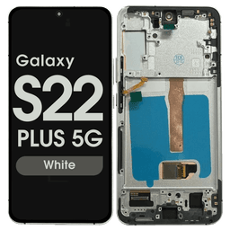 Aftermarket - Soft OLED Screen and Digitizer Assembly w/ Frame for Samsung Galaxy S22 Plus 5G (S906) (White)