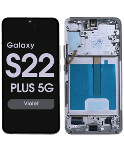 Refurbished - OLED Screen and Digitizer Assembly w/ Frame for Samsung Galaxy S22 Plus 5G (S906) (US Version) (Violet)