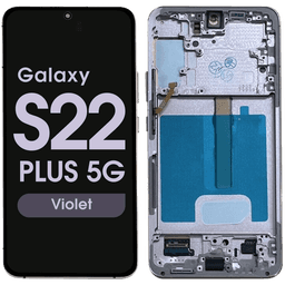 Refurbished - OLED Screen and Digitizer Assembly w/ Frame for Samsung Galaxy S22 Plus 5G (S906) (US Version) (Violet)