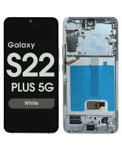 Refurbished - OLED Screen and Digitizer Assembly w/ Frame for Samsung Galaxy S22 Plus 5G (S906) (US Version) (White)