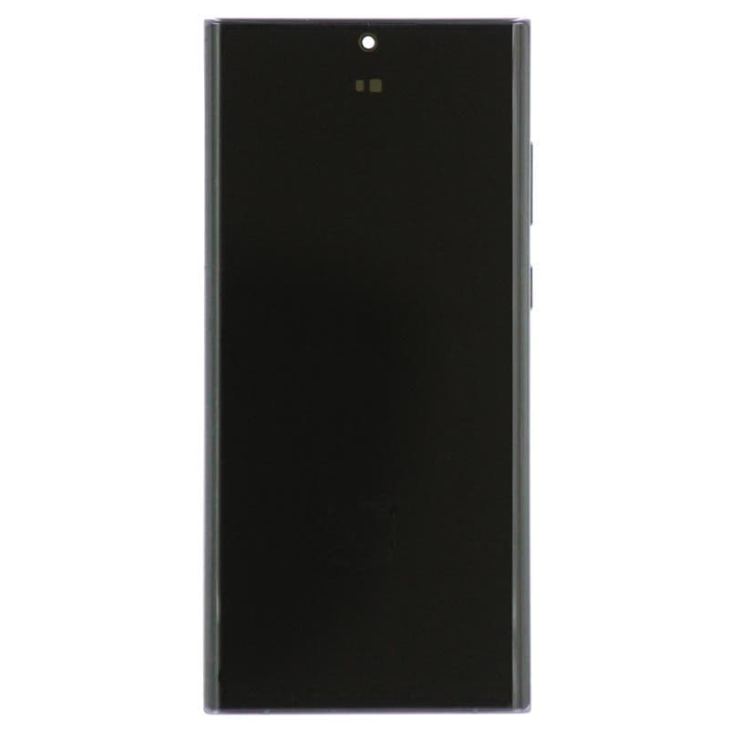 Refurbished - OLED Screen and Digitizer Assembly w/ Frame for Samsung Galaxy S22 Ultra 5G (S908B) (Phantom Black)