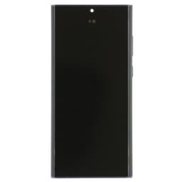 Refurbished - OLED Screen and Digitizer Assembly w/ Frame for Samsung Galaxy S22 Ultra 5G (S908B) (Phantom Black)