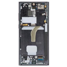 Refurbished - OLED Screen and Digitizer Assembly w/ Frame for Samsung Galaxy S22 Ultra 5G (S908B) (Phantom Black)