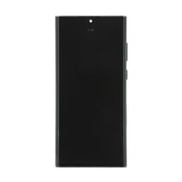 Aftermarket - 120Hz Soft OLED Screen and Digitizer Assembly w/ Frame for Samsung Galaxy S22 Ultra 5G (S908) (Phantom Black)
