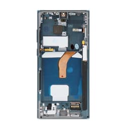 Aftermarket - 120Hz Soft OLED Screen and Digitizer Assembly w/ Frame for Samsung Galaxy S22 Ultra 5G (S908) (Phantom Black)