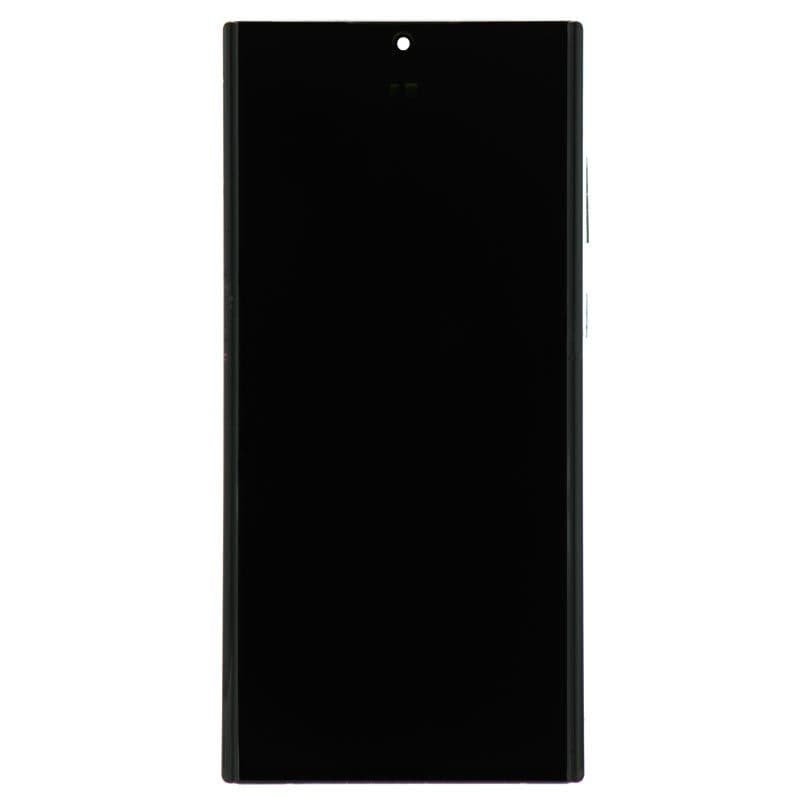 Aftermarket - Soft OLED Screen and Digitizer Assembly w/ Frame for Samsung Galaxy S22 Ultra 5G (S908) (White)