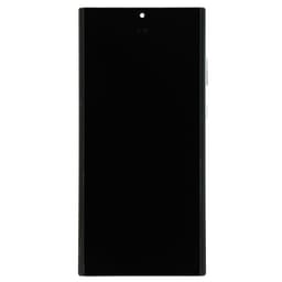 Aftermarket - Soft OLED Screen and Digitizer Assembly w/ Frame for Samsung Galaxy S22 Ultra 5G (S908) (White)