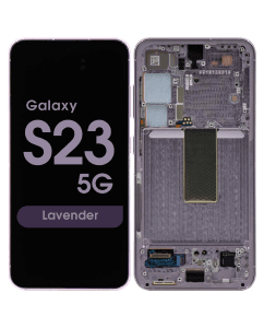 Service Pack - OLED Screen and Digitizer Assembly w/ Frame for Samsung Galaxy S23 5G (S911) (US / International Version) (Lavender)
