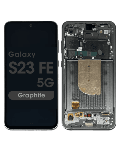 Refurbished - OLED Screen and Digitizer Assembly w/ Frame for Samsung Galaxy S23 FE 5G (S711) (Graphite)