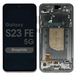 Refurbished - OLED Screen and Digitizer Assembly w/ Frame for Samsung Galaxy S23 FE 5G (S711) (Graphite)