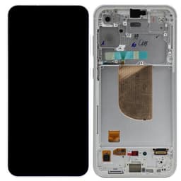 Service Pack - OLED Screen and Digitizer Assembly w/ Frame for Samsung Galaxy S23 FE 5G (S711) (Cream)