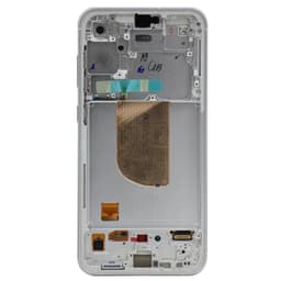 Service Pack - OLED Screen and Digitizer Assembly w/ Frame for Samsung Galaxy S23 FE 5G (S711) (Cream)