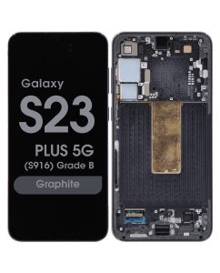 OEM Pull - OLED Screen and Digitizer Assembly w/ Frame for Samsung Galaxy S23 Plus 5G (S916) (Grade B) (Graphite)