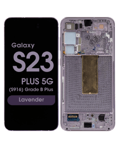 OEM Pull - OLED Screen and Digitizer Assembly w/ Frame for Samsung Galaxy S23 Plus 5G (S916) (Grade B Plus) (Lavender)