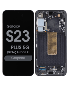 OEM Pull - OLED Screen and Digitizer Assembly w/ Frame for Samsung Galaxy S23 Plus 5G (S916) (Grade C) (Graphite)