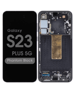 Service Pack - OLED Screen and Digitizer Assembly w/ Frame for Samsung Galaxy S23 Plus 5G (S916) (US / International Version) (Phantom Black)