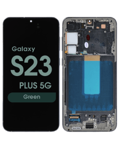 Refurbished - OLED Screen and Digitizer Assembly w/ Frame for Samsung Galaxy S23 Plus 5G (S916) (US / International Version) (Green)