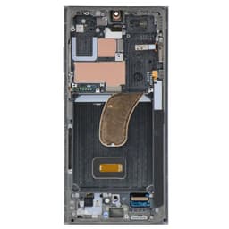 OEM Pull - OLED Screen and Digitizer Assembly w/ Frame for Samsung Galaxy S23 Ultra 5G (S918) (Grade B) (Phantom Black)