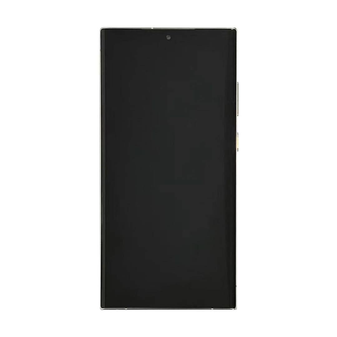 Aftermarket - 120Hz Soft OLED Screen and Digitizer Assembly w/ Frame for Samsung Galaxy S23 Ultra 5G (S918) (Cream)