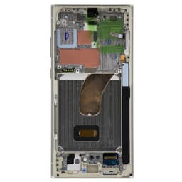 Refurbished - OLED Screen and Digitizer Assembly w/ Frame for Samsung Galaxy S23 Ultra 5G (S918) (US / International Version) (Cream)