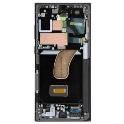 Refurbished - OLED Screen and Digitizer Assembly w/ Frame for Samsung Galaxy S23 Ultra 5G (S918) (US / International Version) (Graphite)