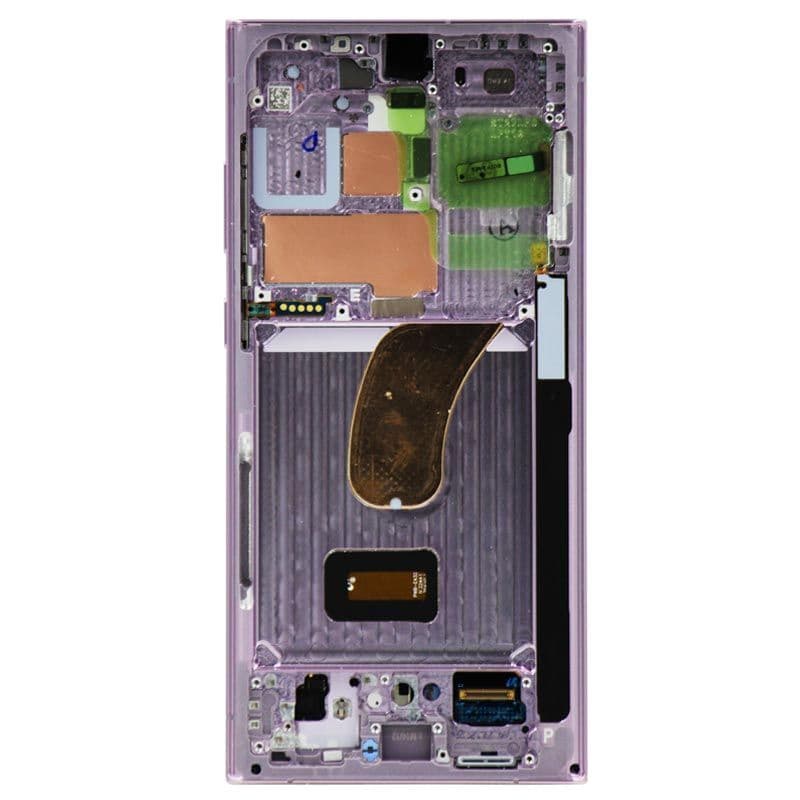 Aftermarket - Soft OLED Screen and Digitizer Assembly w/ Frame for Samsung Galaxy S23 Ultra 5G (S918) (Lavender)