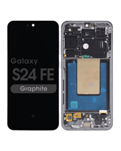 Refurbished - OLED Screen and Digitizer Assembly w/ Frame for Samsung Galaxy S24 FE (S721) (US / International Version) (Graphite)