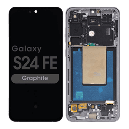 Refurbished - OLED Screen and Digitizer Assembly w/ Frame for Samsung Galaxy S24 FE (S721) (US / International Version) (Graphite)