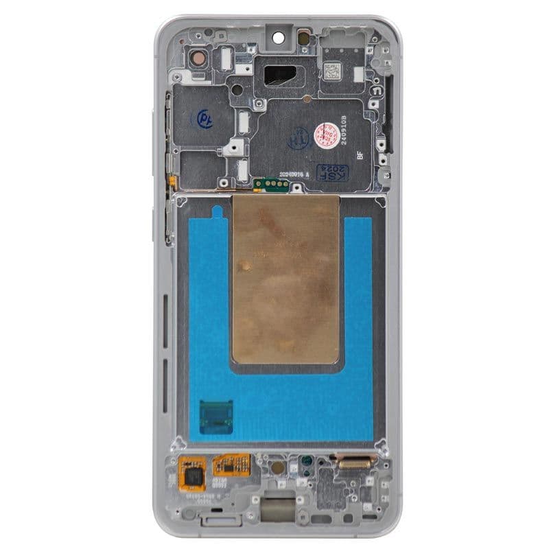 Refurbished - OLED Screen and Digitizer Assembly w/ Frame for Samsung Galaxy S24 FE (S721) (US / International Version) (Silver)