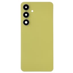 Back Cover w/ Adhesive / Camera Lens for Samsung Galaxy S24 FE (S721) (No Logo) (Yellow) - Injured Gadgets