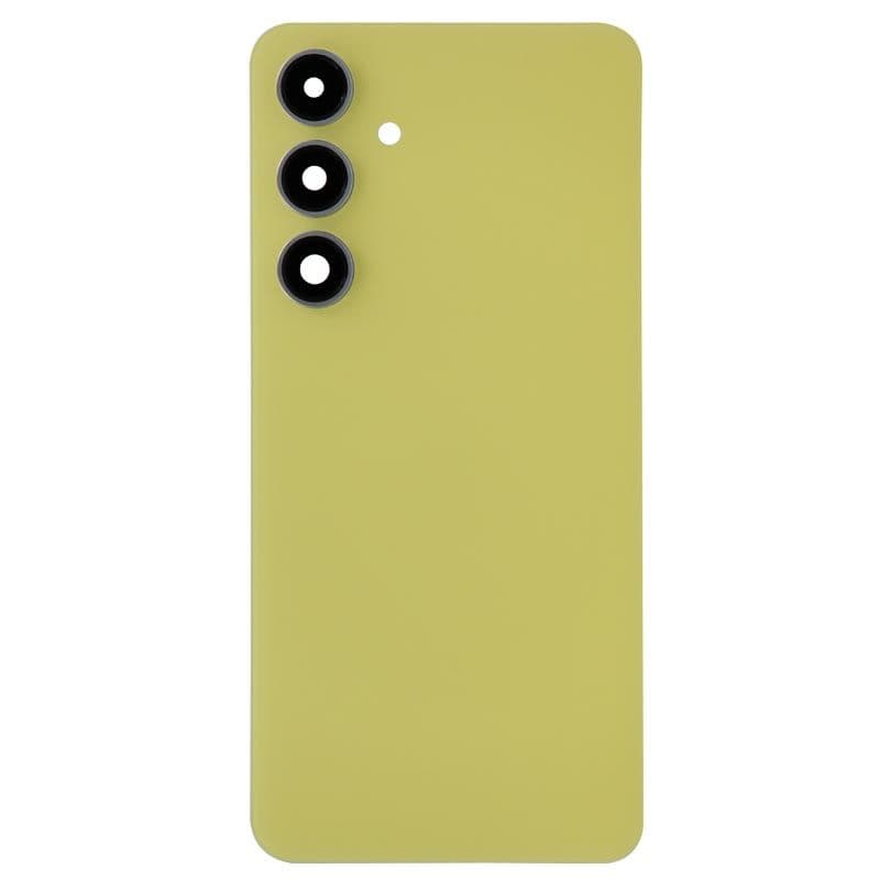 Back Cover w/ Adhesive / Camera Lens for Samsung Galaxy S24 FE (S721) (No Logo) (Yellow)