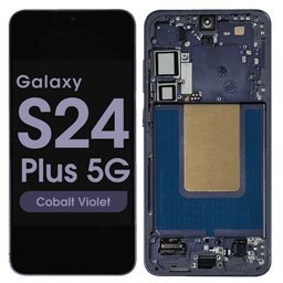 Refurbished - OLED Screen and Digitizer Assembly w/ Frame for Samsung Galaxy S24 Plus 5G (S926) (US Version / International) (Cobalt Violet)