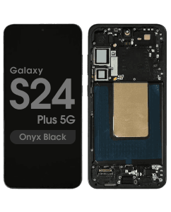 Refurbished - OLED Screen and Digitizer Assembly w/ Frame for Samsung Galaxy S24 Plus 5G (S926) (US Version / International) (Onyx Black)
