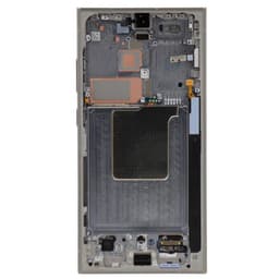 Service Pack - OLED Screen and Digitizer Assembly w/ Frame for Samsung Galaxy S24 Ultra (S928) (US / International Version) (Titanium Gray)