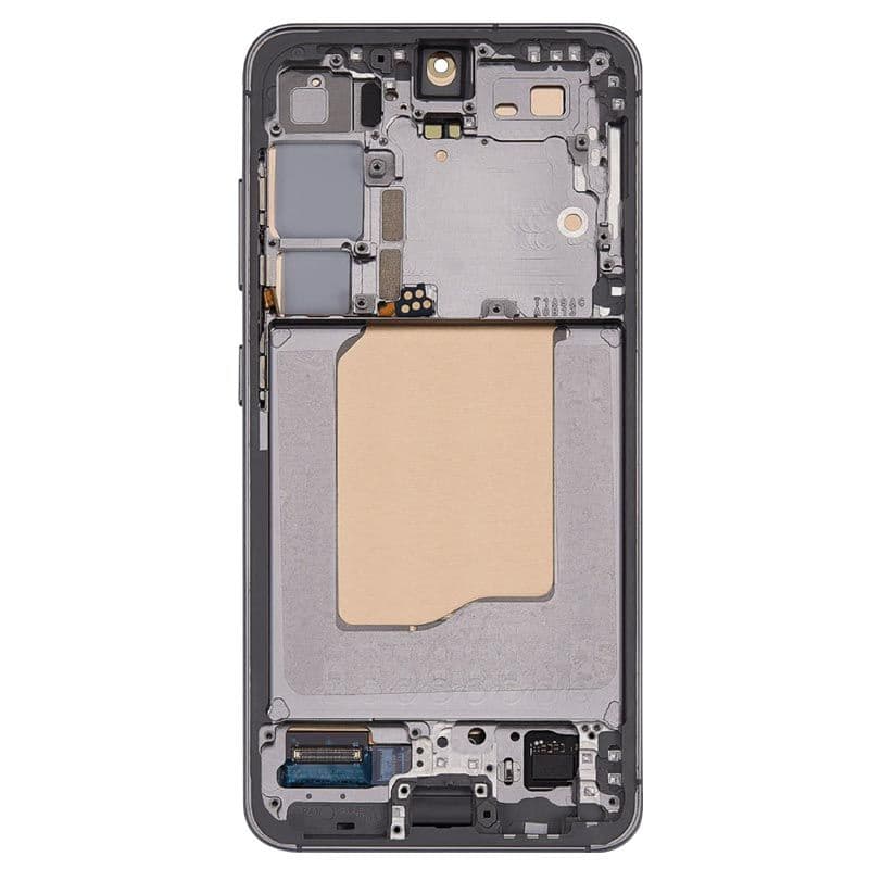 Service Pack - OLED Screen and Digitizer Assembly w/ Frame for Samsung Galaxy S25 5G (S931) (US / International Version) (Silver)