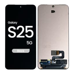Service Pack - OLED Screen and Digitizer Assembly for Samsung Galaxy S25 5G (S931) (No Frame) (Black) - Injured Gadgets