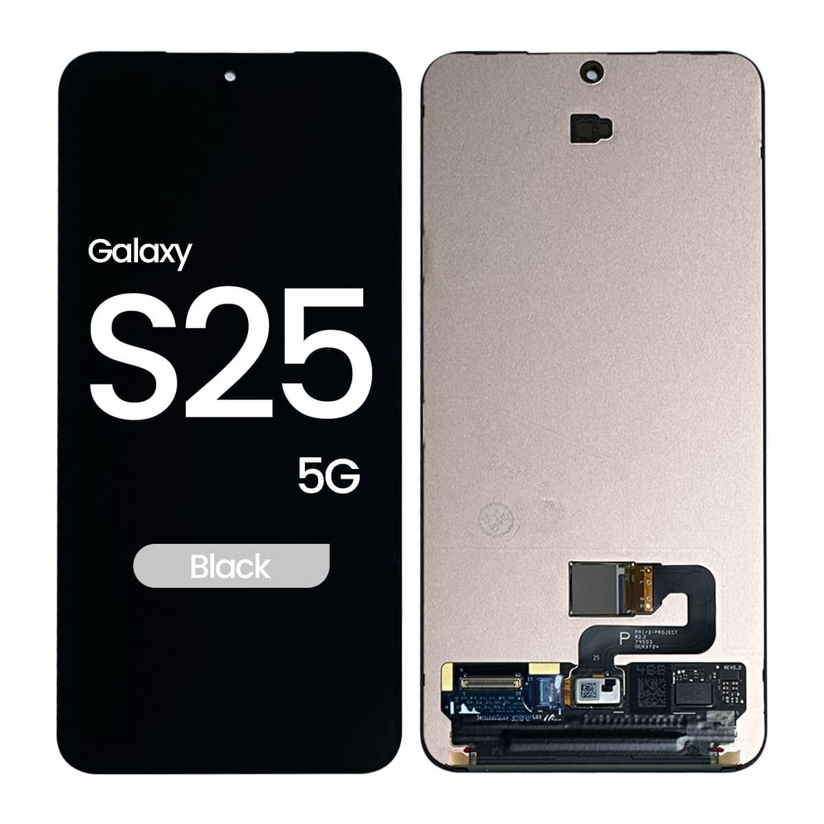 Service Pack - OLED Screen and Digitizer Assembly for Samsung Galaxy S25 5G (S931) (No Frame) (Black) - Injured Gadgets