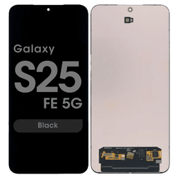 Refurbished - OLED Screen and Digitizer Assembly for Samsung Galaxy S25 FE 5G (S731) (No Frame) (Black)