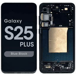 Aftermarket - Soft OLED Screen and Digitizer Assembly w/ Frame for Samsung Galaxy S25 Plus (S936) (US / International Version) (Blue Black)