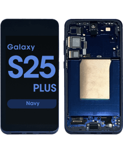 Aftermarket - Soft OLED Screen and Digitizer Assembly w/ Frame for Samsung Galaxy S25 Plus (S936) (US / International Version) (Navy)
