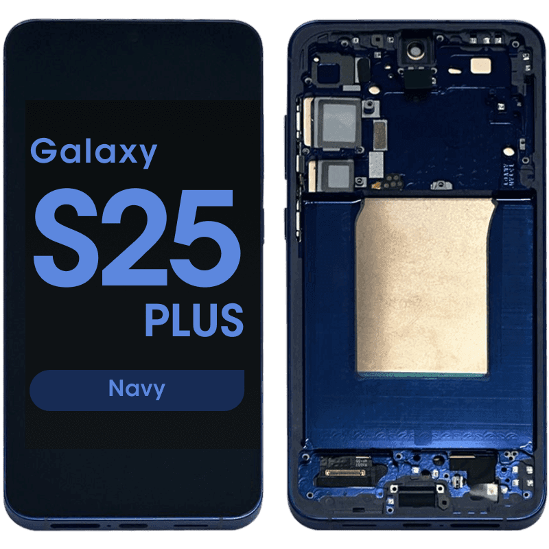 Aftermarket - Soft OLED Screen and Digitizer Assembly w/ Frame for Samsung Galaxy S25 Plus (S936) (US / International Version) (Navy)