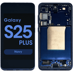 Aftermarket - Soft OLED Screen and Digitizer Assembly w/ Frame for Samsung Galaxy S25 Plus (S936) (US / International Version) (Navy)
