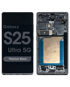 Aftermarket - Soft OLED Screen and Digitizer Assembly w/ Frame for Samsung Galaxy S25 Ultra (S938) (US / International Version) (Titanium Black / Titanium Gray / Titanium Jade Green / Titanium Pink Gold)