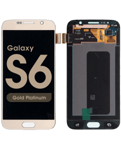 Refurbished - OLED Screen and Digitizer Assembly for Samsung Galaxy S6 (G920) (No Frame) (Gold Platinum)