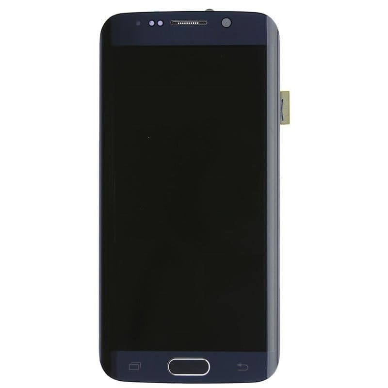 Refurbished - OLED Screen and Digitizer Assembly w/ Frame for Samsung Galaxy S6 Edge (G925) (Blue)
