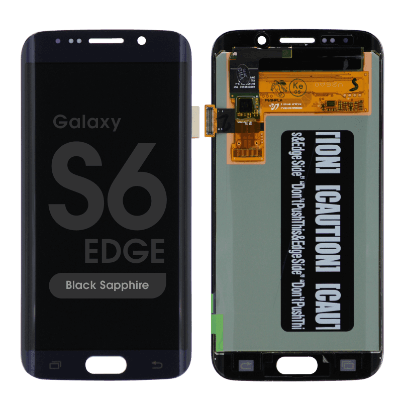 Refurbished - OLED Screen and Digitizer Assembly for Samsung Galaxy S6 Edge (G925) (No Frame) (Black Sapphire)