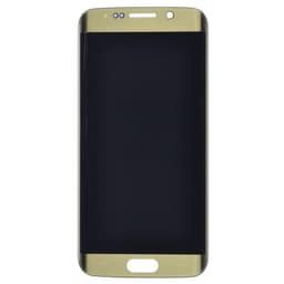 Refurbished - OLED Screen and Digitizer Assembly for Samsung Galaxy S6 Edge (G925) (No Frame) (Gold Platinum)