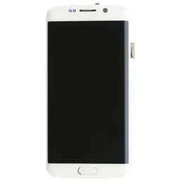 Refurbished - OLED Screen and Digitizer Assembly w/ Frame for Samsung Galaxy S6 Edge (G925) (White Pearl)